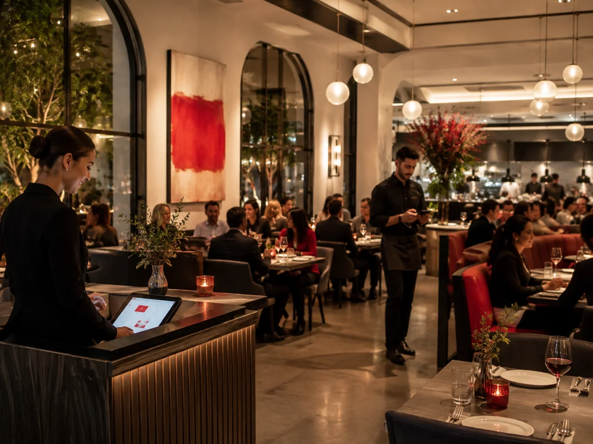 Dining room in full service